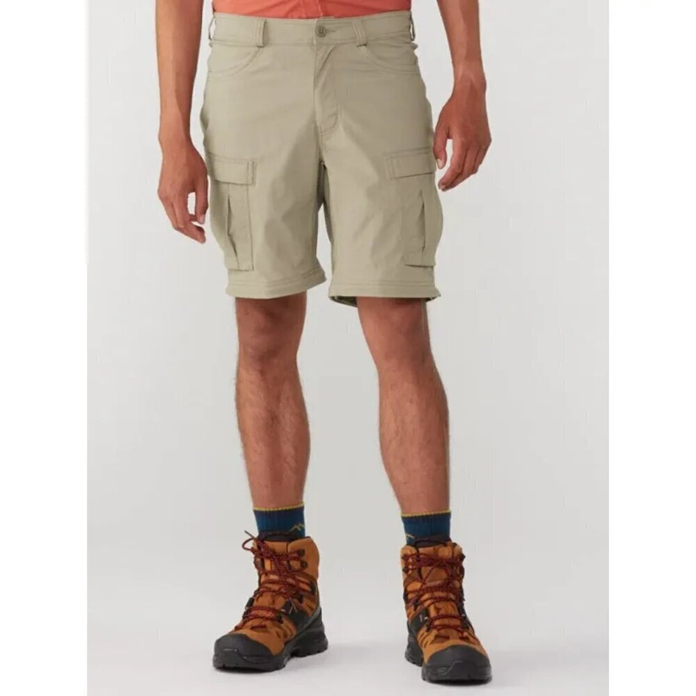 REI Co-op Sahara Convertible Pants Dark Beige Size 30/30 - Picture 2 of 12
